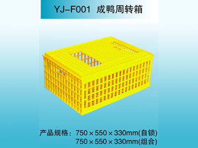 YJ—F001 成鸭周转箱